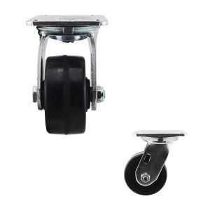 Buy cheap Hard 100mm Diameter High Temperature Caster Wheels With Roller Bearing from wholesalers