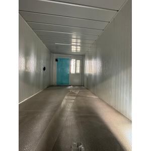 Buy cheap Modular Prefabricated Foldable Homes 20/40 ft Customized Steel Frame Container Office For Temporary With Security Door from wholesalers