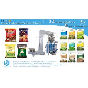 Buy cheap Automatic packaging machine with multi-heads weigher, labeling machine, checkweigher, and turntable BSTV-450AZ from wholesalers