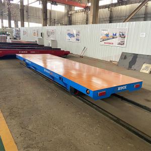 Steel Plant Using 10 Tons Battery Powered Rail Transfer Trolley