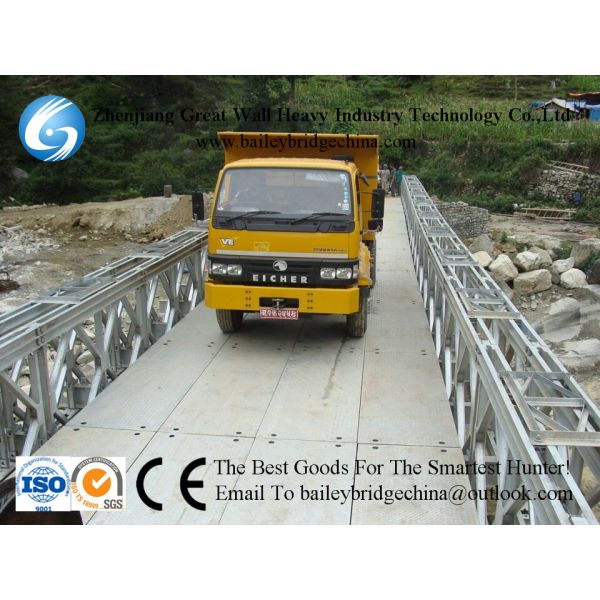 CB321(CB100) DSR Bailey Bridge Used In Nepal,Loading 30TON.