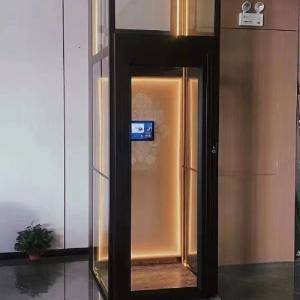 Buy cheap Stainless-Steel Hydraulic Home Elevator – 5 Stops, Microprocessor Controlled from wholesalers