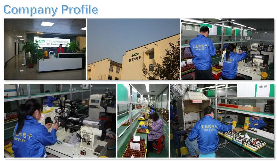 Core-Type Ikp Carton Ikp-PT-Pq Series Hefei, China Electrical High Frequency Transformer