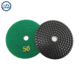 Granite Marble Diamond Resin Polishing Pad Sandpaper Wet White Buff 3 Step Pad