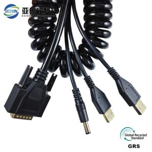 Buy cheap Hot Runner Rapid Prototyping 1000K Shots Black For Scalable Data Cable from wholesalers