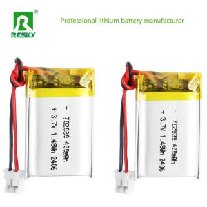 Buy cheap 702030 3.7v 400mAh 1.48wh Rechargeable Lithium Li-polymer Battery Cell For Bluetooth Speaker from wholesalers