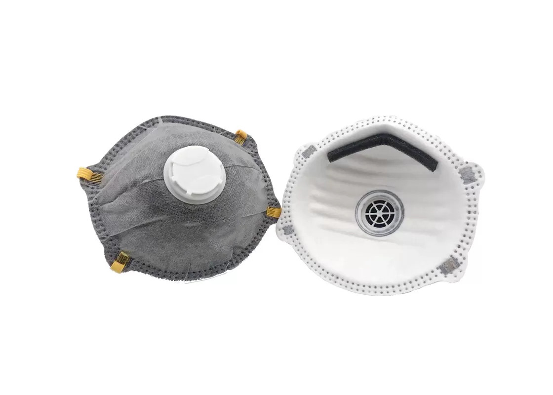 Buy cheap Anti Pollution Valved Dust Mask FFP2 Respirator Mask With High Elasticity Head Strap from wholesalers