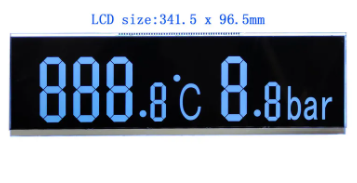 Buy cheap Bar Type VA LCD Display with High Contrast Black Segment Screen / RGB Color from wholesalers
