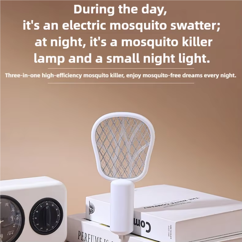 Buy cheap JZ 3 in 1 USB Type Portable Mosquito Lamp with Night Light and High Voltage Swatter Safe Wet Bug Zapper Solid State from wholesalers