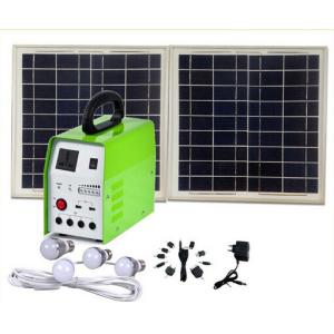 Buy cheap portable solar generator solar energy system for home lighting, TV, Fans, mobile charger from wholesalers