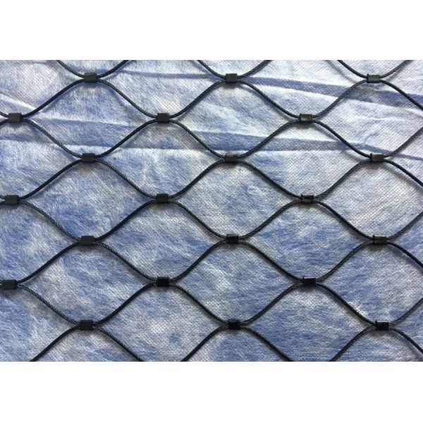 Quality Hand Woven Interior Black Oxide Wire Rope AISI316 Grade 7x7 / 7x19 Constructions for sale