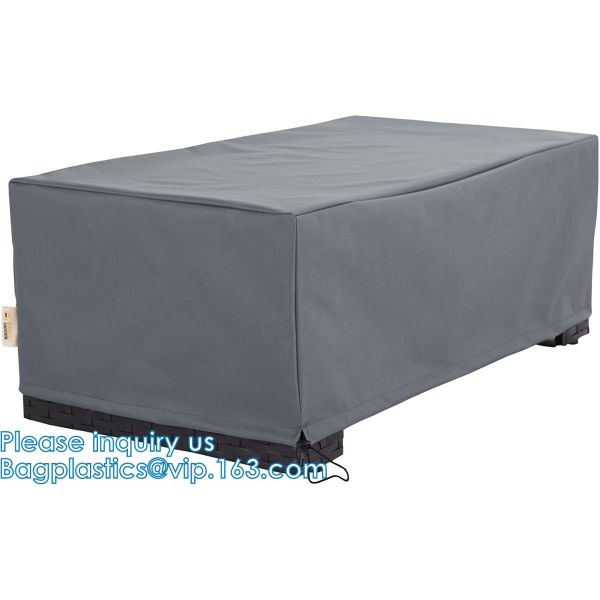 Cord Lock Closure Garden Furniture Cover Set, 600D Durable, Water Resistant