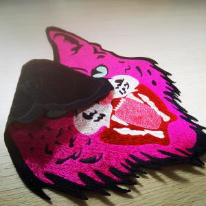 Buy cheap Support Custom Designer Clothing Embroidery Patches Leopard pattern from wholesalers