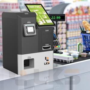 Buy cheap User-Friendly Dual Screen Self Payment Kiosk with Cash Coin Handling and Software from wholesalers