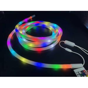 Buy cheap 360 Degree SMD 2835 LED Fabric Strips 240D/M RGBIC Running Color 12V 24V IP65 White Round RGB Neon Lights from wholesalers