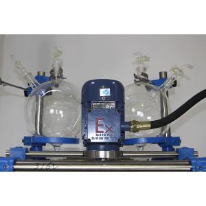 Buy cheap Semi Automatic Jacketed Glass Reactor Vessel Double Layer Practical Strcture from wholesalers