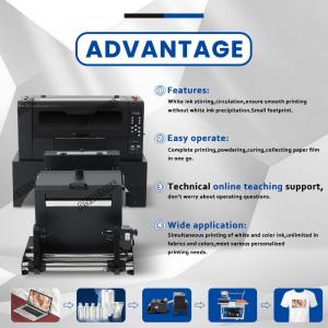 140 KG A2 Inkjet Printer with XP600 Print Head and DTF 42cm Powder Shaker