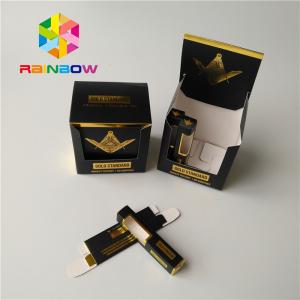 Custom Size Vape Cartridge Packaging Boxes Cbd Atomizer Kit Matte Surface Finish