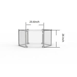 Buy cheap 36" Medium Transparent Portable Pet Playpen For Dogs Square Or Rectangle from wholesalers