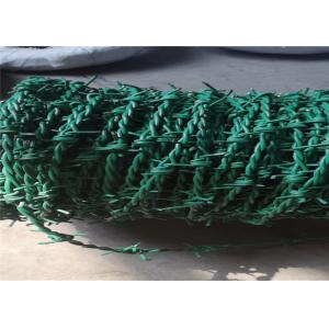 Buy cheap 12.5 Guage Galvanized Barbed Wire PVC Coated High Security Wire Fence from wholesalers