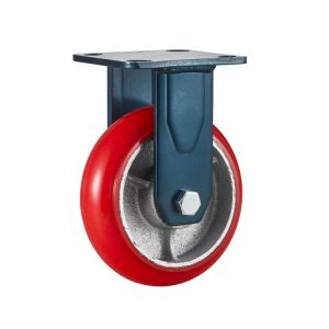 Buy cheap 4 Inch PU Wheel Caster with Swivel Top Plate Heavy Duty Silent and Smooth Rolling for Industrial and Furniture from wholesalers