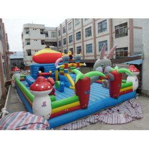 Buy cheap Cartoon 0.55mm PVC Tarpaulin Inflatable Fun City from wholesalers