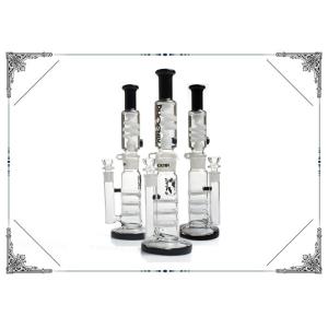 Buy cheap Custom 10 Inch Glass Bong Smoking With Triple Honeycomb Perc from wholesalers