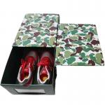 Buy cheap Foldable Shoe Packaging Box Custom Size Rigid Shoe Box rectangle from wholesalers