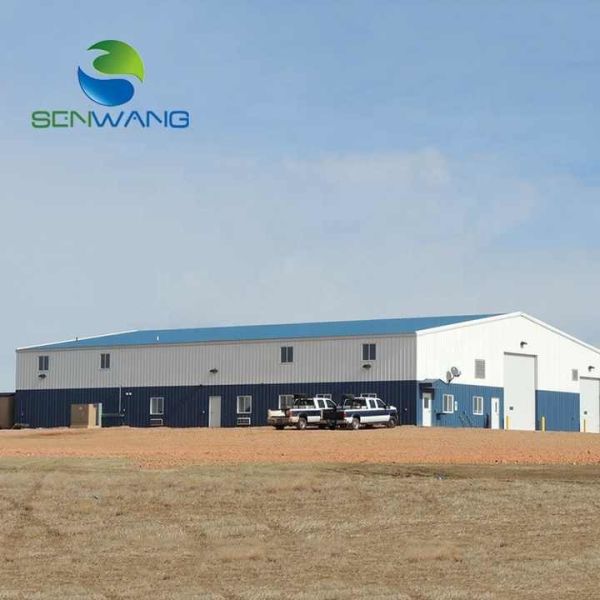 Quality Steel Structure Warehouse with Sandwich Panel Roofing and CZ Purlin for sale