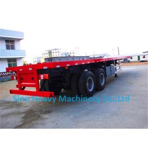 Buy cheap Green 2 Axles Tractor Trailer Trucks / Skeleton Container Diesel Transport Trailer from wholesalers