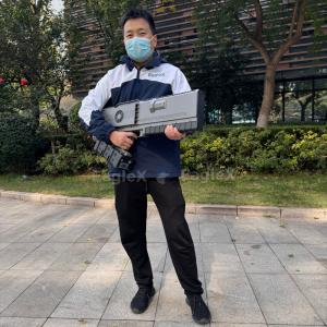 Buy cheap Portable Handheld Drone Jammer Gun with 5KM Detection Detector and 0-3km Jamming Distance from wholesalers