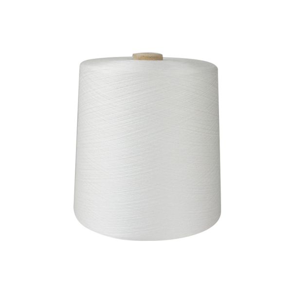 Buy cheap AA Grade White 100% Spun Polyester Yarn 30s/2 30s/3 from wholesalers