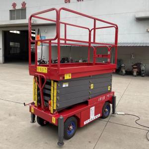 Buy cheap CE 992lbs 8m Scissor Lift Aerial Work Platform Lift Self Propelled Double product