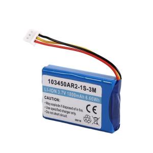 Buy cheap 103450AR2-1S-3M  Li Ion 3.7V 1800mAh Prismatic Lithium Ion Battery for Consumer Electronics from wholesalers