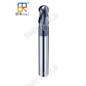 Buy cheap BMR TOOLS Excellent HRC45 4Flute Ball Nose 10 x 75mm for CNC Machine work Black Coating from wholesalers