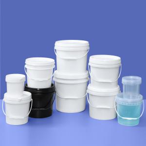 Custom Round Transparent Plastic Bucket for Ice Cream Candy Yogurt and Chocolate