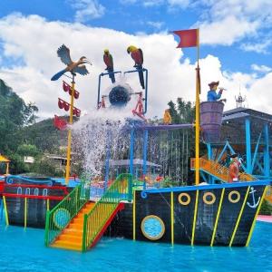 Buy cheap Fiberglass Water Park Water Sprinkler Playground With Children Slides from wholesalers