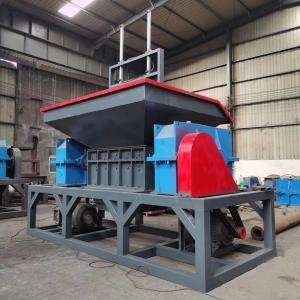 Buy cheap Double Shaft Shredder for Plastic PET Bottle Scrap Metal Waste Wooden Pallet Recycling from wholesalers