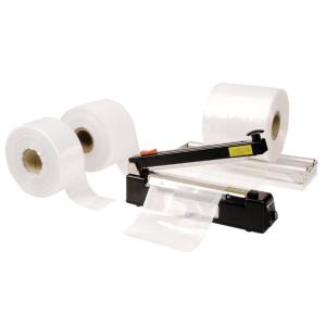 Clear Lay-Flat Poly Tubing on Rolls, Black Conudctive Poly Tubing on Rolls and