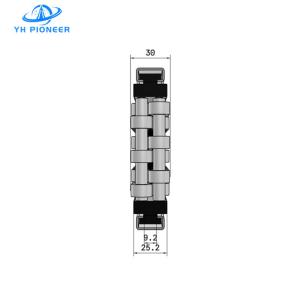 Robust Three - Row Roller Guide Rail with POM and Stainless Steel for Industrial