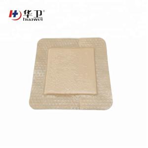 Buy cheap waterproof semipermeable surgical silicone foma wound care dressing with border from wholesalers