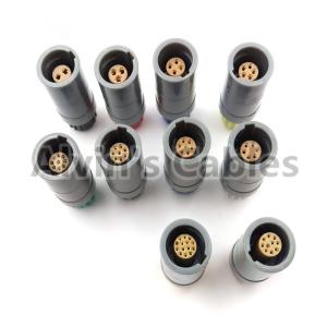 Buy cheap Plastic Lemo 10 Pin Plug PRG.M.10.PLLC39A 10 Pin Medical Connector Push Pull Power Connections 1 Pin from wholesalers