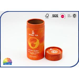 Buy cheap Tea Packaging Eco Kraft Paper Tubes Bespoke CMYK Print from wholesalers