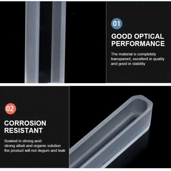 Fully Automated Biochemistry Analyzer Cuvette Glass Cup for and Wave Length 340-800nm