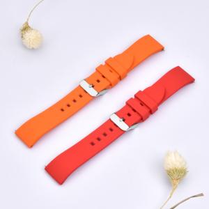 Buy cheap ROHS Quick Release 20mm Silicone Rubber Smart Watch Strap from wholesalers