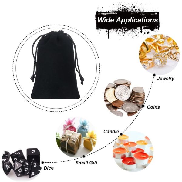 Quality Multi-Functional Durable Durable Velvet Drawstring Bags Shockproof for sale