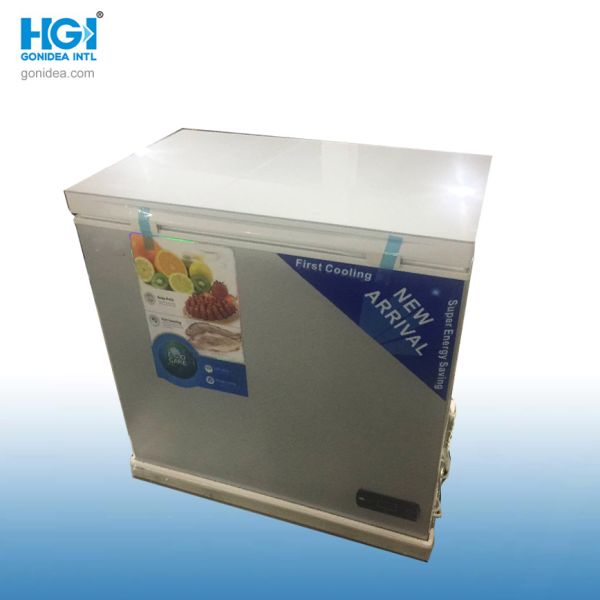 Buy cheap White Aluminum Inside Manual Defrost Deep Chest Freezer Energy Saving from wholesalers
