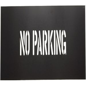 Buy cheap Chemical Resistant No Parking Plastic Letter Stencils Durable Traffic Marking from wholesalers