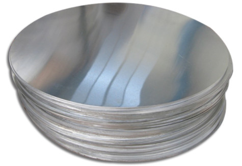 Quality 1070 Silver H14 0.5mm Round Aluminum Discs Mill Finished for sale