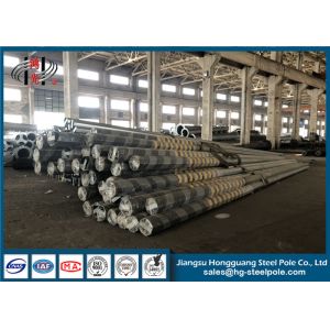 Buy cheap Galvanized Transmission Steel Tubular Pole For Electric Distribution Equipment from wholesalers